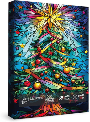 Puzzle per alberi di Natale vetroso 1000 pezzi
